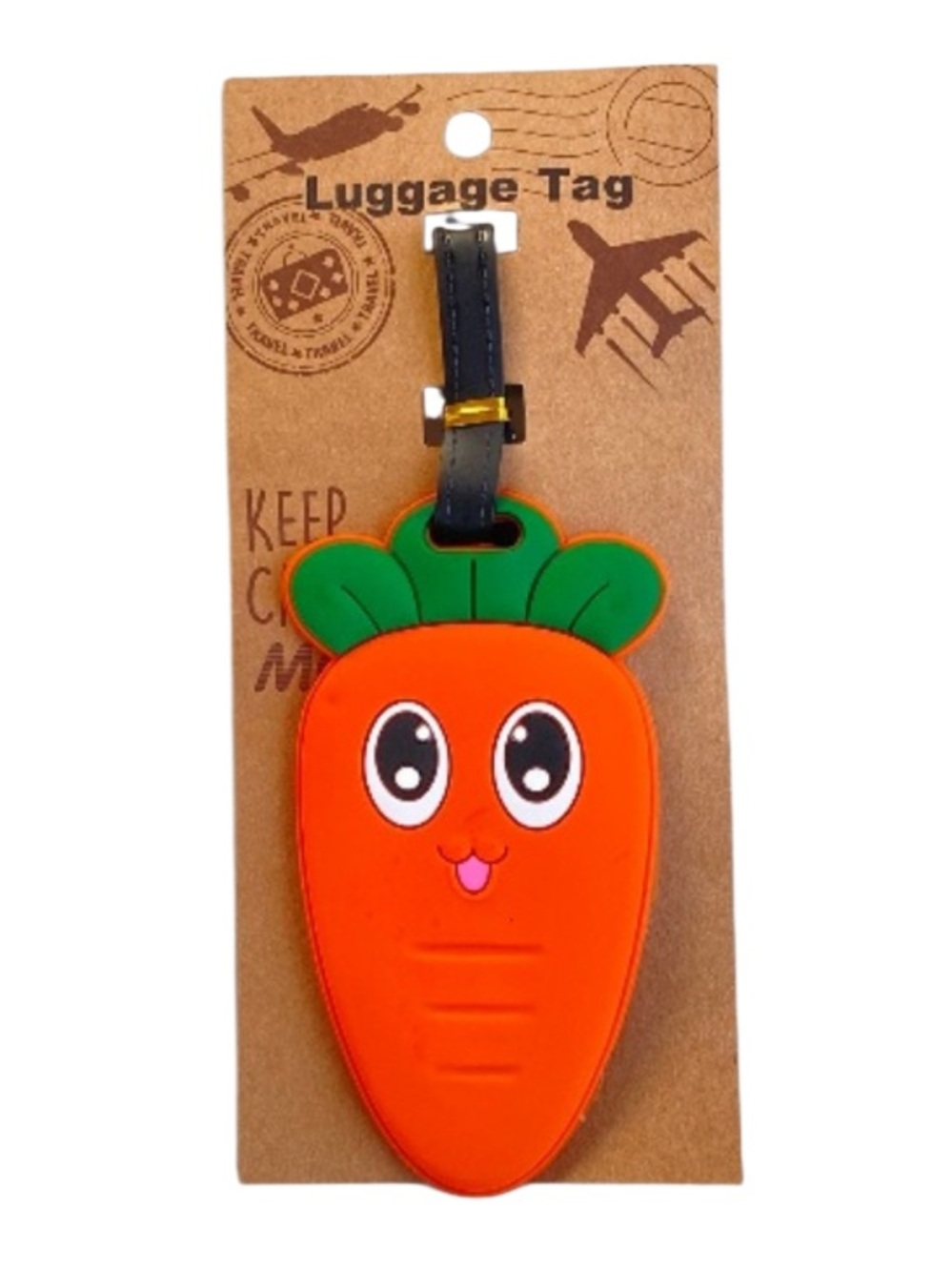 NWT Carrot Luggage Tag. Travel. Fun.